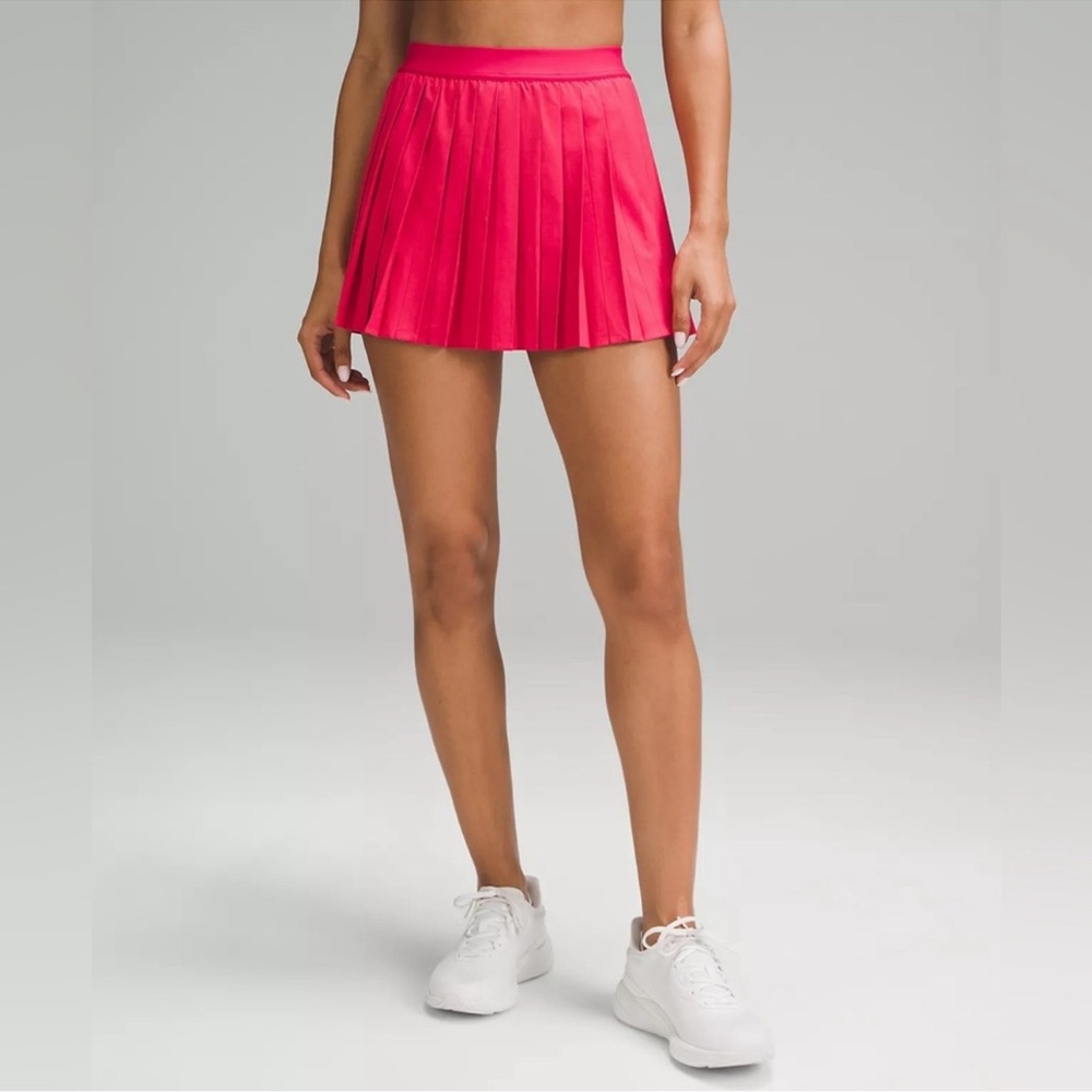 NWT Lululemon High-Rise Pleated Tennis Skirt SZ 8/WAIST:14”/LENGTH:14”